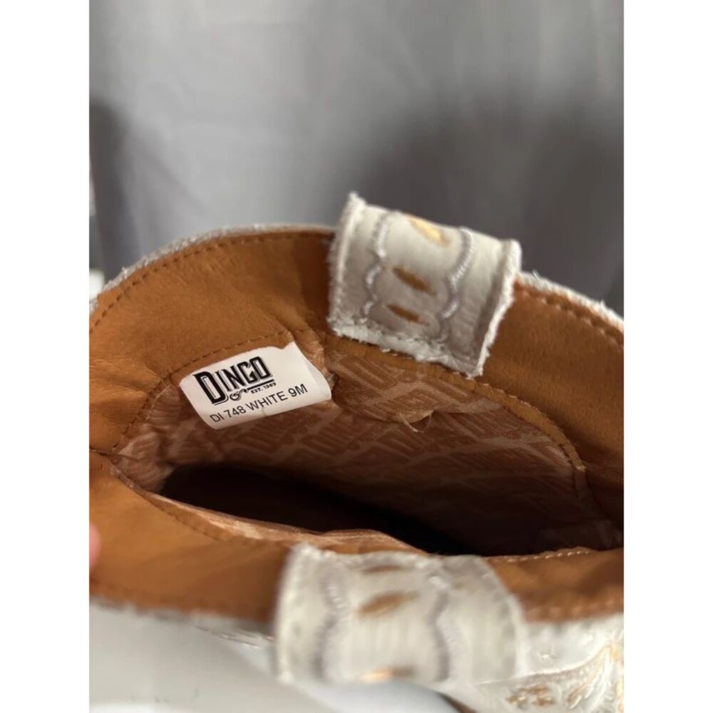 DINGO women’s Primrose Western Booties snip toe - Picture 3 of 8